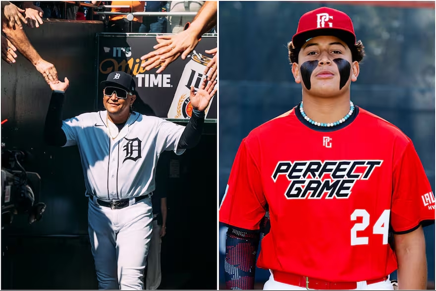 Quién es el hijo de Miguel Cabrera: la joven promesa del béisbol que ya deslumbra en EEUU