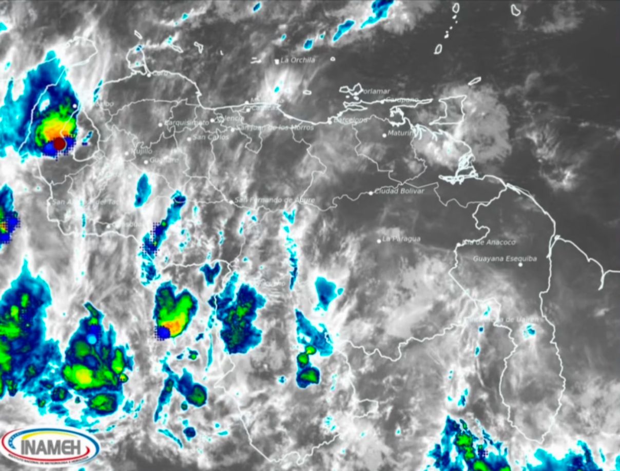 Inameh prevé nubosidad fragmentada con lluvia en gran parte del país este #6Ene