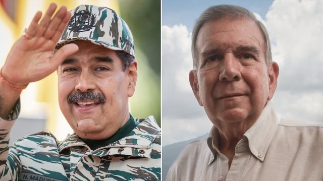 Edmundo González y Nicolás Maduro