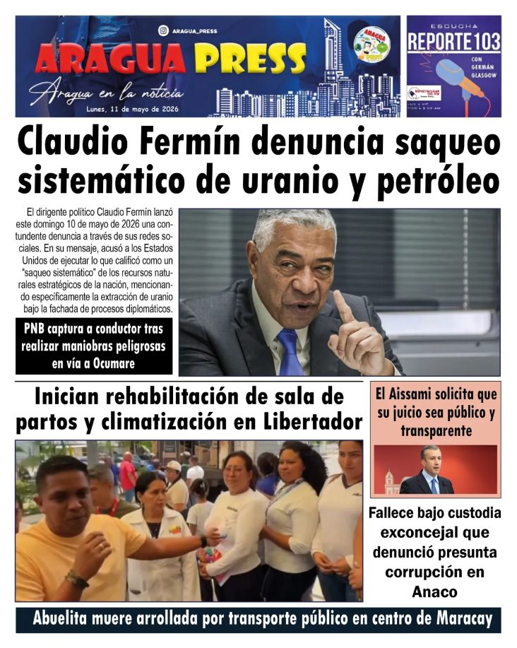 Portadas de este lunes 11 de mayo de 2026